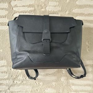 Authentic Senreve Maestra Bag - Black Pebbled